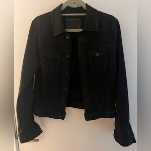 AG black denim jacket size Medium